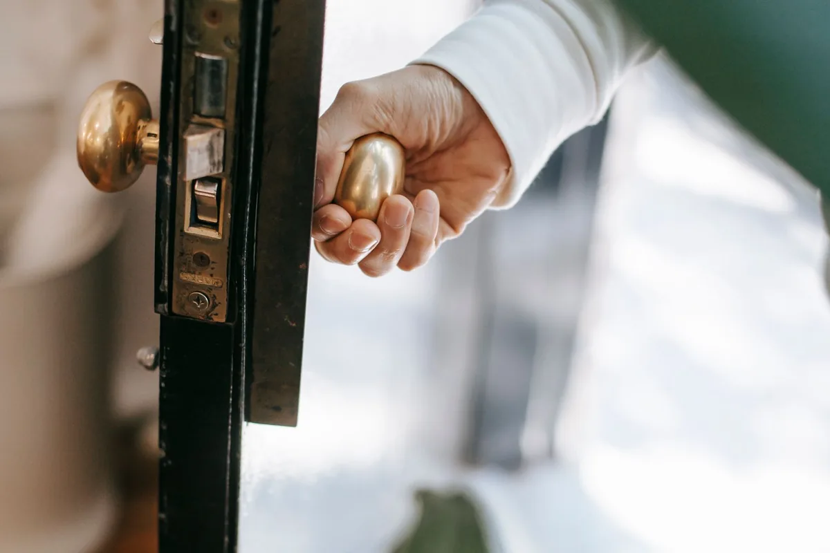 Biohazard cleanup technician in protective equipment, Fords, NJ